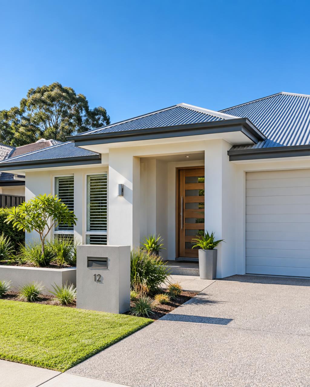 Australian home with a new roof